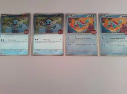 LOT POKEMON CHOKI CHOKI PROMO CARDS 2024 INDONESIA TCG SQUIRTLE 062&063 /SV-P - Image 1