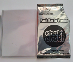 LOT POKEMON CHOKI CHOKI PROMO CARDS 2024 INDONESIA TCG SQUIRTLE 062&063 /SV-P - Image 2