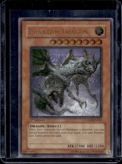 2008 Yu-Gi-Oh Light of Destruction 1st Edition Phanton Dragon #LODT-EN041 - Image 1