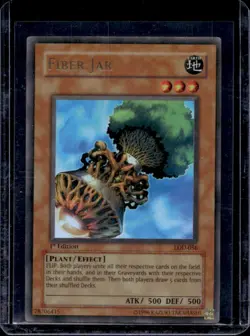 2003 Yu-Gi-Oh Legacy of Darkness 1st Edition Fiber Jar #LOD-056 - Image 1