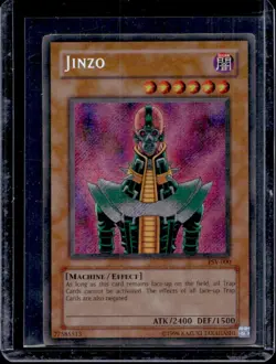 2002 Yu-Gi-Oh Pharaoh's Servant Jinzo #PSV-000 - Image 1