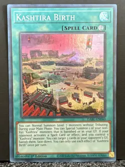 Yu-Gi-Oh! Darkwing Blast {{ Kashtira Birth }} DABL-EN060~Super Rare~1st Ed~L@@K - Image 1