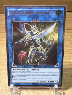 Yu-Gi-Oh! Ultimate Rare - BLACK LUSTER SOLDER SOLDIER OF CHAOS - OP17-EN003 - NM - Image 1