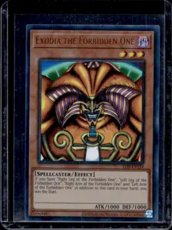 2023 Yu-Gi-Oh Blue-Eyes White Dragon 25th Exodia the Forbidden One #LOB-EN124 - Image 1