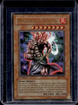 2003 Yu-Gi-Oh Legacy of Darkness 1st Edition Hino-Kagu-Tsuchi #LOD-070 - Image 1