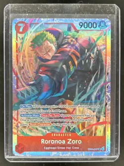 2026 One Piece Adventure on Kami's Island Roronoa Zoro Super Rare #EB04-007 - Image 1