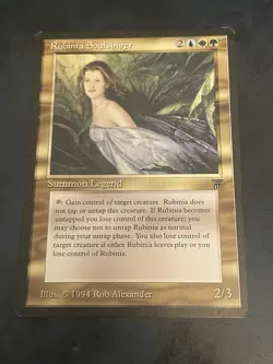 Rubinia Soulsinger Legends Card Mtg Magic The Gathering Card LP - Image 1