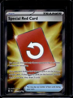 2026 Pokemon Mega Evolution Chaos Rising Special Red Card Ultra Rare #113/086 - Image 1