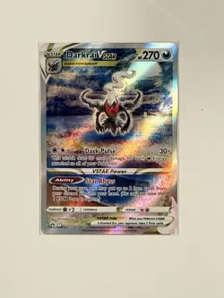 Darkrai VSTAR Crown Zenith: Galarian Gallery Ultra Rare Holo Card GG50/GG70 - Image 1