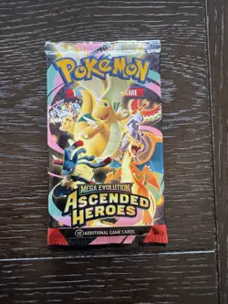 (HEAVY)🔥 22.72g Pokemon TCG Cards Ascended Heroes Booster Pack Factory Sealed ✅ - Image 2