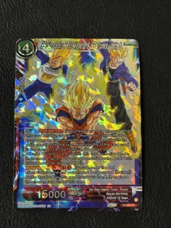 SS Son Goku & SS Vegeta & SS Trunks United Foil Dragon Ball Super Card Game - Image 1