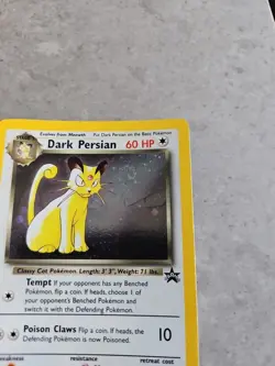 Dark Persian 17 Holo Black Star Promo WOTC Pokemon Card ~ BIG SWIRL💫💫 - Image 4