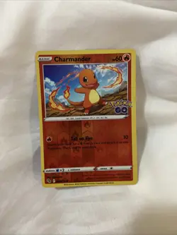 Charmander 8/78 Pokemon GO Reverse Holo Foil Card Near Mint NM - Image 1