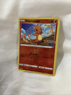 Charmander 8/78 Pokemon GO Reverse Holo Foil Card Near Mint NM - Image 2