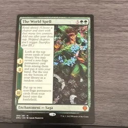 Wizards of the Coast MTG 10-Card Lot The World Spell, Mukotai, Chromanticore TI1 - Image 1