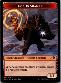 Goblin Shaman Token 8 Token Kamigawa: Neon Dynasty Magic: The Gathering NM - Image 1