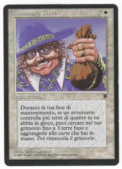 ►Magic-Style◄ MTG - Land Tax - Legends Italian - Good - Image 1