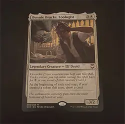 MTG Bennie Bracks, Zoologist New Capenna Commander 086/093 Mythic Regular 2022 - Image 1