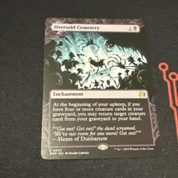 MTG Oversold Cemetery #0033 Rare Wilds of Eldraine: Enchanting Tales (WOT) - Image 1