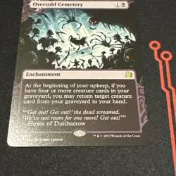 MTG Oversold Cemetery #0033 Rare Wilds of Eldraine: Enchanting Tales (WOT) - Image 2
