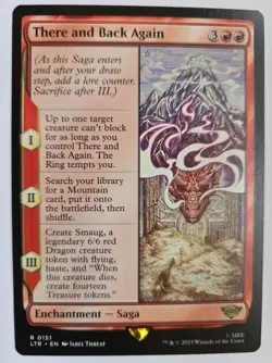 There and Back Again #0151 Lord of the Rings LTR Rare NM MTG 2023 - Image 1