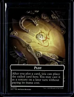 Plot / Map - 20/7 - Token - OTJ - NM - MTG Magic the Gathering - Image 1