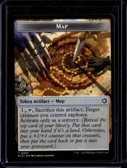 Plot / Map - 20/7 - Token - OTJ - NM - MTG Magic the Gathering - Image 2