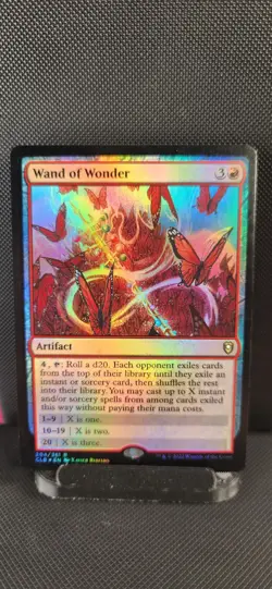 Wand of Wonder Commander Legends: Battle for Baldur's Gate MTG (Foil) (LP) - Image 1