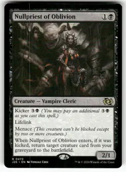 Nullpriest of Oblivion 472 NM MTG Foundations Jumpstart Magic - Image 1
