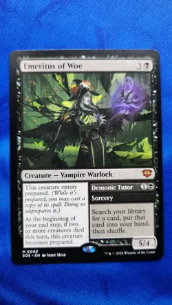 Emeritus Of Woe : Secrets Of Strixhaven NM Regular - Image 1