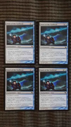 Magic: the Gathering / MtG Steel of the Godhead x4 Shadowmoor - Image 1