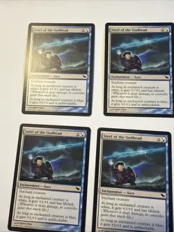 Steel of the Godhead x4 NM Light Play Good ShapeMtg Magic Shadowmoor Returns - Image 1