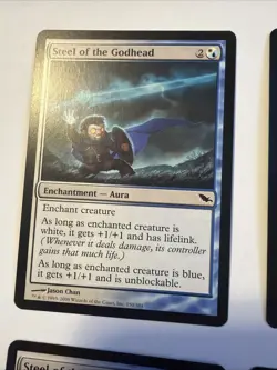 Steel of the Godhead x4 NM Light Play Good ShapeMtg Magic Shadowmoor Returns - Image 2