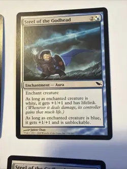 Steel of the Godhead x4 NM Light Play Good ShapeMtg Magic Shadowmoor Returns - Image 3