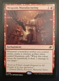 Weapons Manufacturing Edge of Eternities MTG Regular Near Mint - Image 1