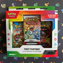 NEW FACTORY SEALED Pokemon TCG First Partner Series 1 Illustration Collection - Image 1