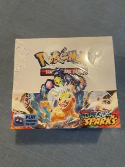 Pokemon TCG Scarlet & Violet Surging Sparks Booster Box Factory Sealed - Image 1