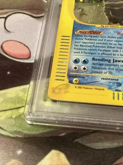 PSA 6 Pokemon Expedition Holo Rare Feraligatr 12/165 EX-MINT! - Image 4