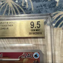 2025 Pokemon Journey Together Wailord IR 162/159 BGS 9.5 💎 Mint Mitsuhiro Arita - Image 3