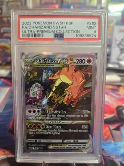 Pokemon TCG Charizard VSTAR SWSH262 SWSH Promo Holo English PSA 9 2022 - Image 1