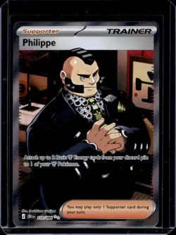 2026 Pokemon Mega Evolution Chaos Rising Philippe Ultra Rare #110/086 - Image 1