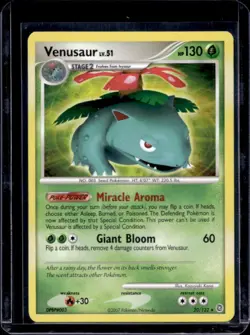 2007 Pokemon Diamond & Pearl Secret Wonders Venusaur Promos Holo #20/132 - Image 1
