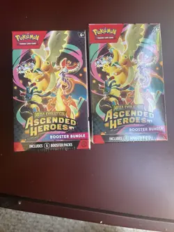 SEALED Pokemon Center Ascended Heroes Booster Bundle x2 - NEW - Image 1