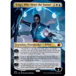 TEFERI, WHO SLOWS THE SUNSET (BORDERLESS) Innistrad: Midnight Hunt MID - Image 1