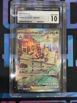 Skeledirge EX Paldea Evolved 258/193 Pokemon CGC 10 - Image 1