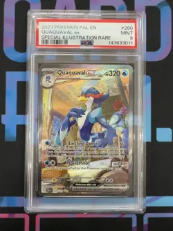 Quaquaval EX Paldea Evolved Pokemon 260/193 PSA 9 - Image 1
