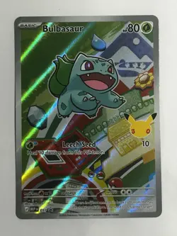 Bulbasaur MEP 037 – 30th Anniversary First Partner Promo – NM Pokemon TCG - Image 1