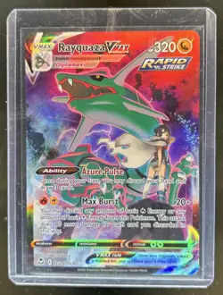 2022 Pokemon SWSH Silver Tempest Rayquaza VMAX Trainer Gallery Holo #TG20/TG30 - Image 1
