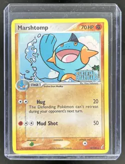 2006 Pokemon EX Crystal Guardians Marshtomp Reverse Holo #38/100 - Image 1