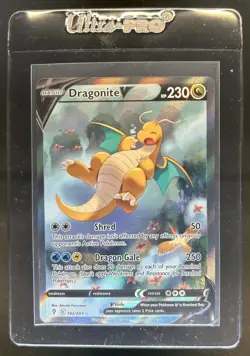2021 Pokemon SWSH Evolving Skies Dragonite V #192/203 - Image 1